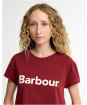 Women's Barbour Hartland T-Shirt - Cranberry Red
