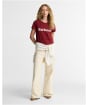 Women's Barbour Hartland T-Shirt - Cranberry Red