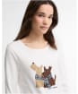 Women's Barbour Lossie Long Sleeve T-Shirt - Cloud