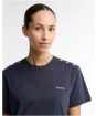 Women's Barbour Alverstone T-Shirt - Dark Navy