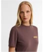 Women's Barbour International Colletta T-Shirt - Truffle