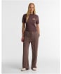 Women's Barbour International Colletta T-Shirt - Truffle