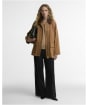 Women's Barbour Womens Bedale Wool Coat - Beige / Birchwood
