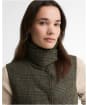 Women's Barbour Joyce Wool Gilet - Olive