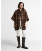 Women's Barbour Judith Wool Cape - SHADOW MUTED TA
