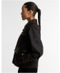 Women's Barbour International Donnington Waxed Jacket - Rustic / Truffle Northumberland