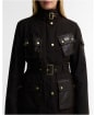 Women's Barbour International Heritage Waxed Jacket - Rustic / Truffle Northumberland
