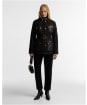 Women's Barbour International Heritage Waxed Jacket - Rustic / Truffle Northumberland