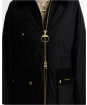 Women's Barbour Treeton Waxed Jacket - Black / Ancient 