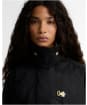 Women's Barbour Felton Waxed Jacket - Black / Mixed Tartan