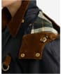 Women's Barbour Wrenwood Waxed Jacket - Navy / Ancient Tartan