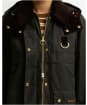 Women's Barbour Wrenwood Waxed Jacket - Fern / Bark / Shadow