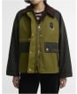 Women's Barbour Cottingham Waxed Jacket - Golden Olive / Fern