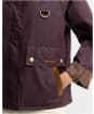 Women's Barbour Cottingham Waxed Jacket - Bordeaux / Muted