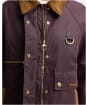 Women's Barbour Cottingham Waxed Jacket - Bordeaux / Muted