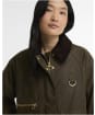 Women's Barbour Cottingham Waxed Jacket - Beech / Ancient Tartan