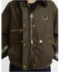 Women's Barbour Cottingham Waxed Jacket - Beech / Ancient Tartan