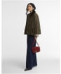 Women's Barbour Cottingham Waxed Jacket - Beech / Ancient Tartan