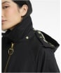 Women's Barbour Carville Waxed Jacket - Black / Ancient 