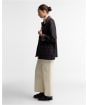 Women's Barbour Icons Tartan Collar Modern Beadnell Waxed Jacket - Rustic / Muted