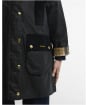 Women's Barbour Icons Modern Beaufort Waxed Jacket - Navy / Birchwood