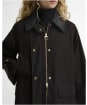 Women's Barbour Agatha Waxed Jacket - Rustic / Shadow Check