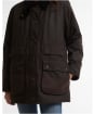 Women's Barbour Modern Border Waxed Jacket - Rustic / Muted