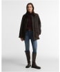 Women's Barbour Modern Border Waxed Jacket - Rustic / Muted
