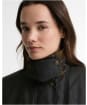 Women's Barbour Modern Border Waxed Jacket - Sage / Classic