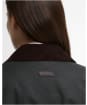 Women's Barbour Modern Border Waxed Jacket - Sage / Classic