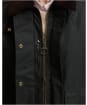 Women's Barbour Modern Border Waxed Jacket - Sage / Classic