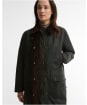 Women's Barbour Antoinette Waxed Jacket - Sage / Classic