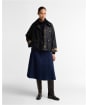Women's Barbour Icons Modern Spey Waxed Jacket - Navy / Birchwood