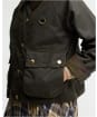 Women's Barbour Icons Modern Spey Waxed Jacket - Olive / Classic Tartan