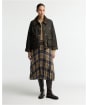 Women's Barbour Icons Modern Spey Waxed Jacket - Olive / Classic Tartan