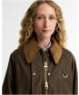 Women's Barbour Icons Modern Spey Waxed Jacket - Beech / Birchwood
