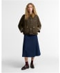 Women's Barbour Icons Modern Spey Waxed Jacket - Beech / Birchwood