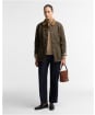 Women's Barbour Icons Beadnell Waxed Jacket - Beech / Birchwood
