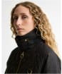 Women's Barbour Reimagined Icons Tartan Quilted Spey Waxed Jacket - Olive / Classic Tartan