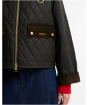 Women's Barbour Reimagined Icons Tartan Quilted Spey Waxed Jacket - Olive / Classic Tartan