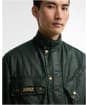 Men's Barbour International Distressed 90th Anniversary A7 Casual Jacket - Green