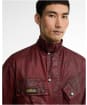 Men's Barbour International Distressed 90th Anniversary A7 Casual Jacket - Red
