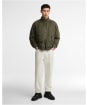 Men's Barbour International Steve McQueen Drome Casual Jacket - Olive