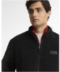 Men's Barbour International Reversible Casual Fleece Jacket - DARK BLACK