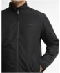 Men's Barbour International Reversible Casual Fleece Jacket - DARK BLACK