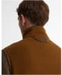 Men's Barbour Langdale Fleece Gilet - Rust Brown