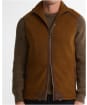 Men's Barbour Langdale Fleece Gilet - Rust Brown