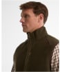 Men's Barbour Langdale Fleece Gilet - Olive