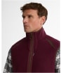 Men's Barbour Langdale Fleece Gilet - Dark Bordeaux