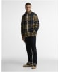 Men's Barbour Tartan Zip Through Fleece Jacket - Birchwood Dress Tartan